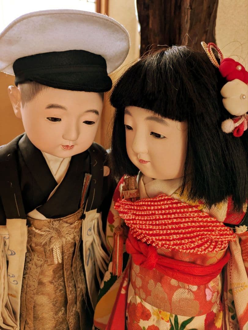 【専用】15号 戦前　戦中結納　 市松人形着物　丸平　大木平蔵　ビスクドール