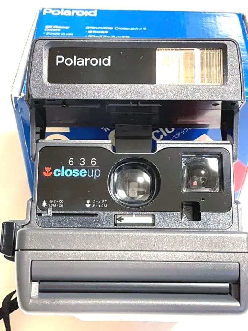 ポラロイドカメラ Polaroid 636 箱付き【ジャンク品】