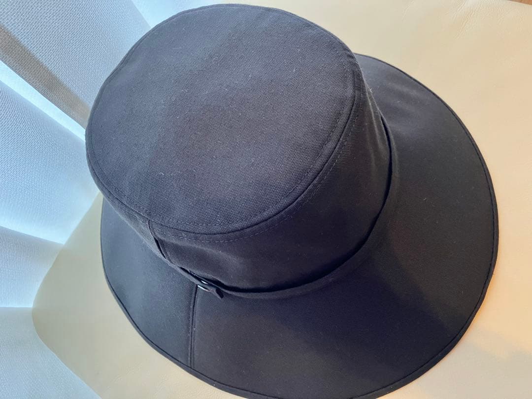 新品　試着のみ　サンバリア　黒　ウィンドハット　Lサイズ