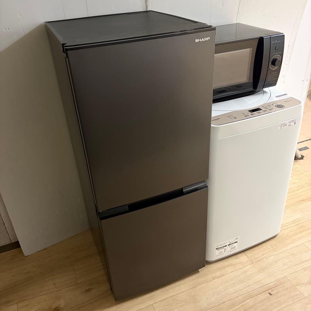 高年式高品質❗️シャープブランド1人暮らし家電セット大阪、大阪近郊配送と設置無料P
