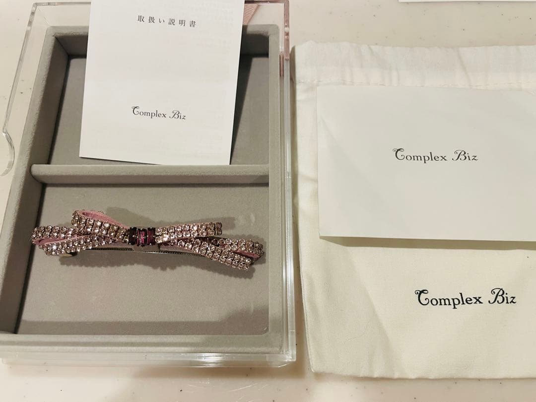 Complex Biz リボン型ヘアバレッタ