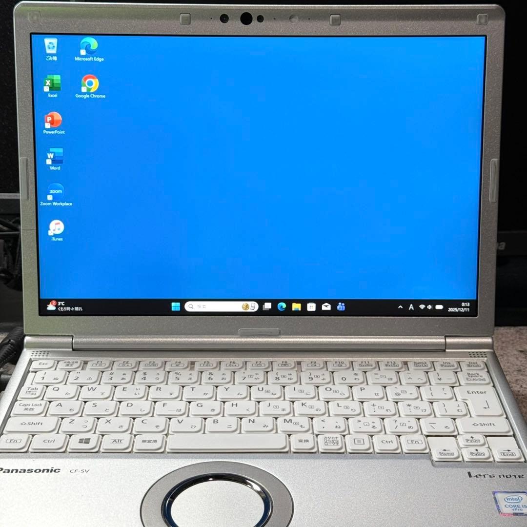 レッツノートSV8 第8世代 i5搭載 小型軽量 BT優秀 Office2024