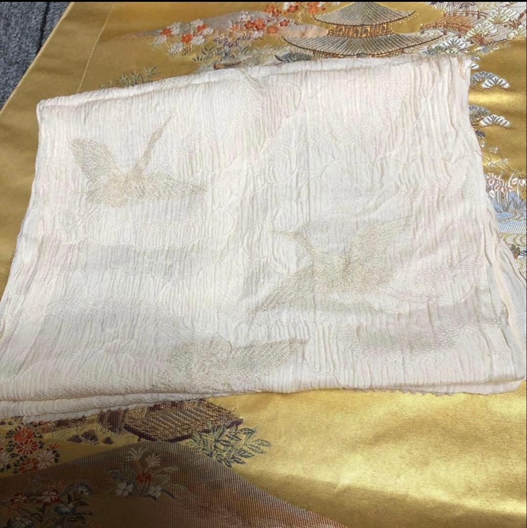 友禅黒留袖　鳳凰堂？作家物　袋帯、帯揚げ帯締め、長襦袢の5点セット