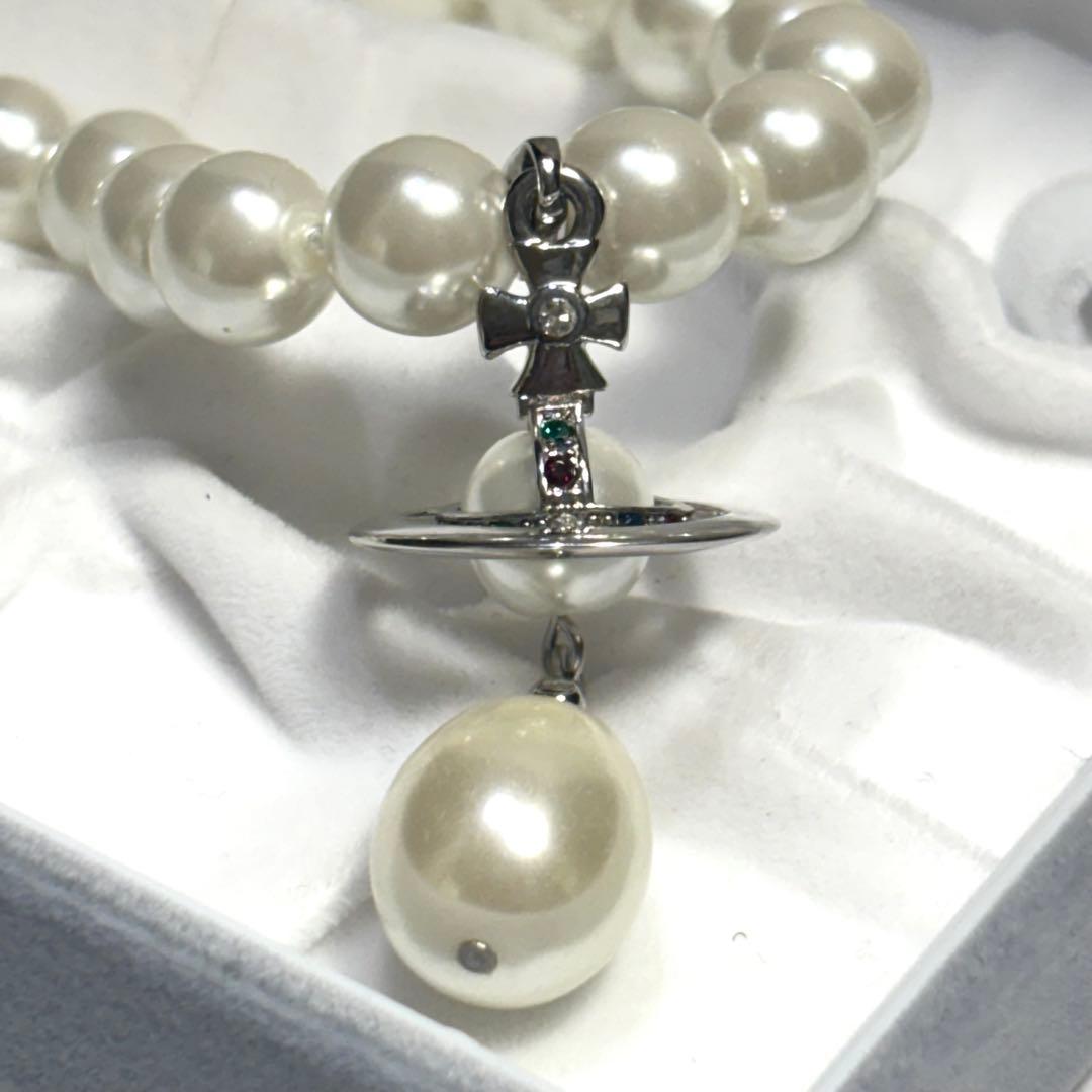 未使用級　極希少　ヴィヴィアンウエストウッド　大玉　立体　オーブパールチョーカー