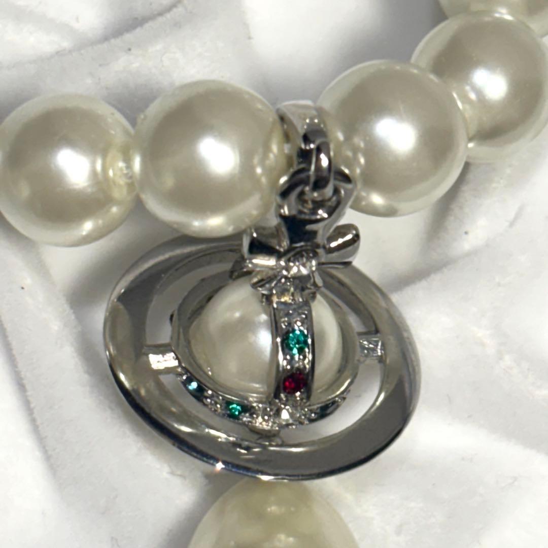 未使用級　極希少　ヴィヴィアンウエストウッド　大玉　立体　オーブパールチョーカー