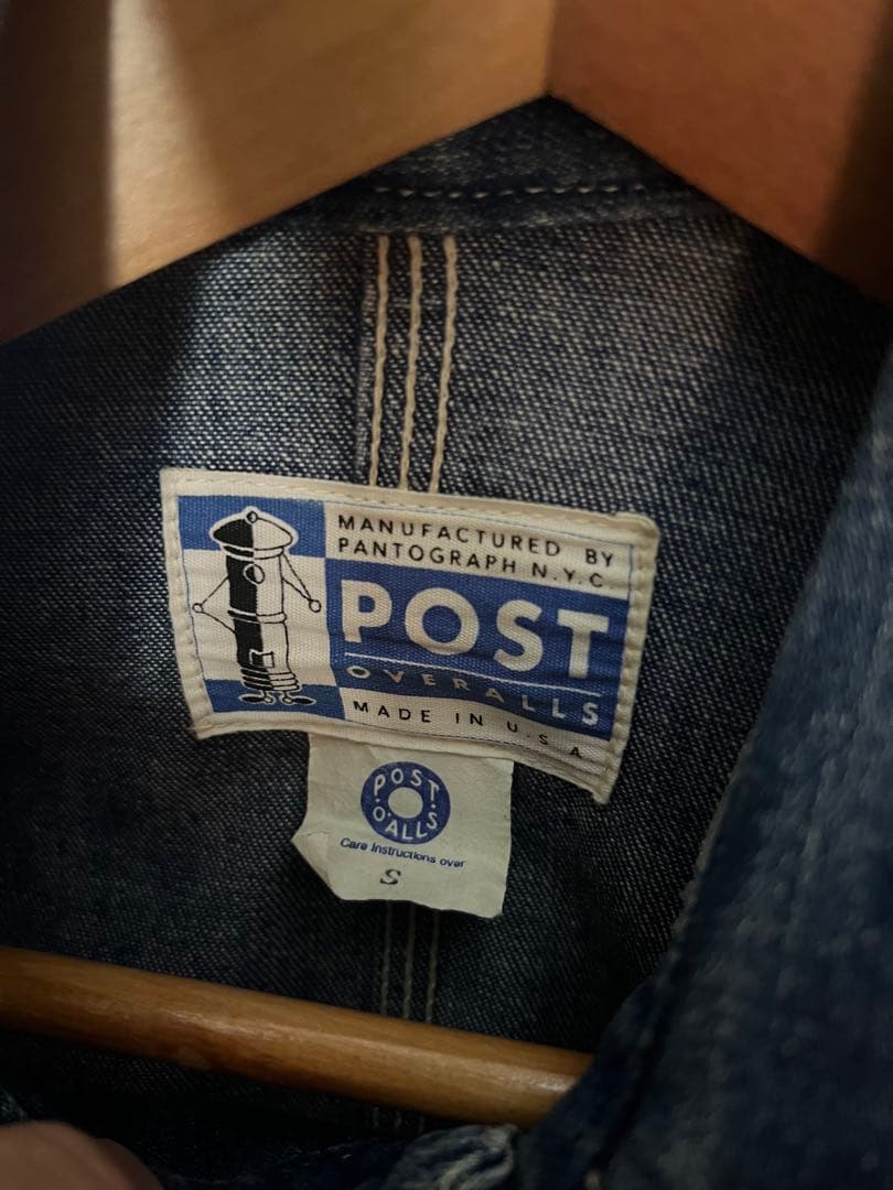 断捨離　カバーオール　デニムシャツ　Ｓ　ヴィンテージ