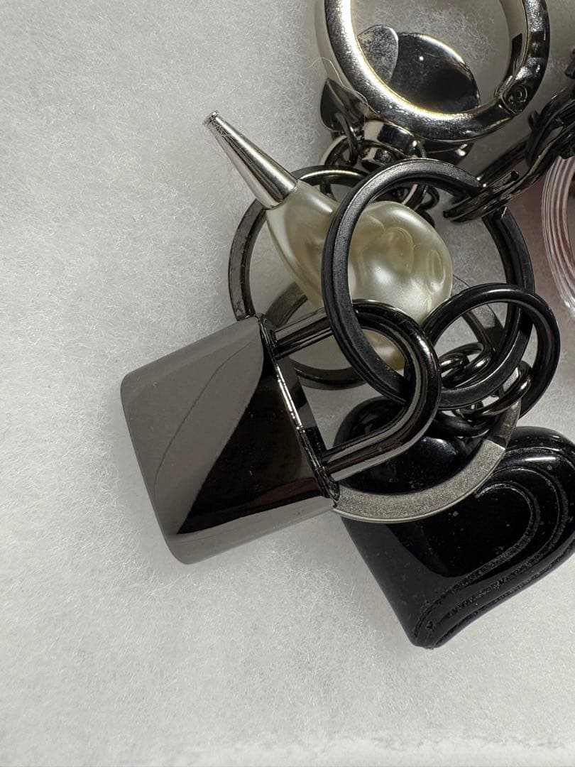 美品 doublet ダブレット25AW KEY CHAIN BLACK