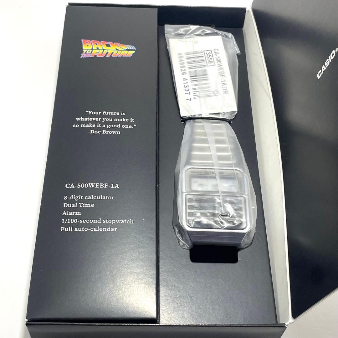 CASIO バック・トゥ・ザ・フューチャーCA-500WEBF 海外版 腕時計