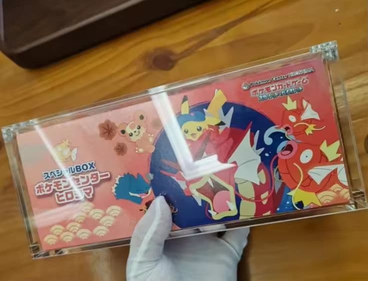 ポケモンカードBOX用 アクリル保護ケース3セット トウホク ヒロシマ フクオカ