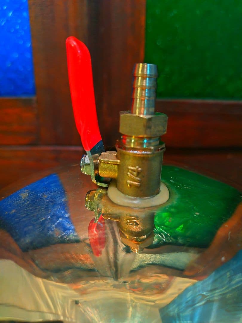 ３５♦シロダーラ ポット約１．５㍑「真鍮」アーユルヴェーダ