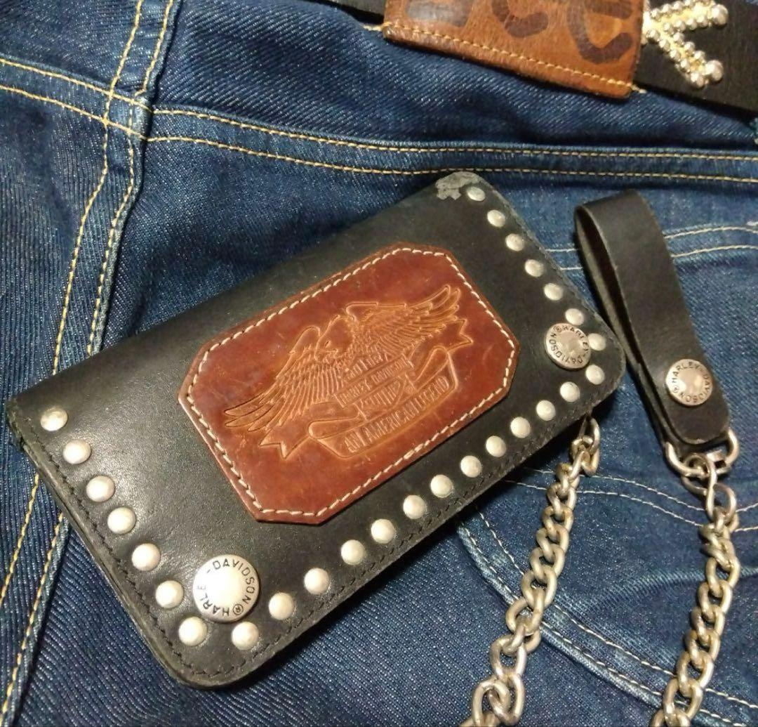 スタッズ ヴィンテージ ハーレーダビッドソン ウォレット