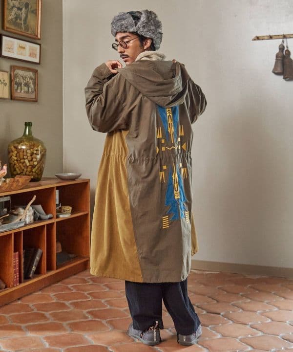 新品 チャイハネ amina ギリディ コート ３way 民族 ミリタリー 完売