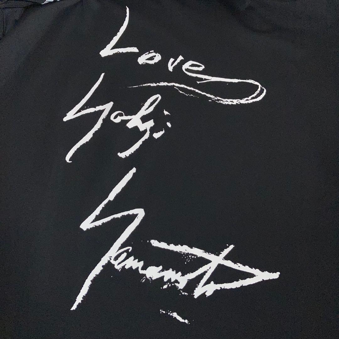 【極美品】Y-3 ジャージ トラックジャケット LOVE YOHJI 黒 M.