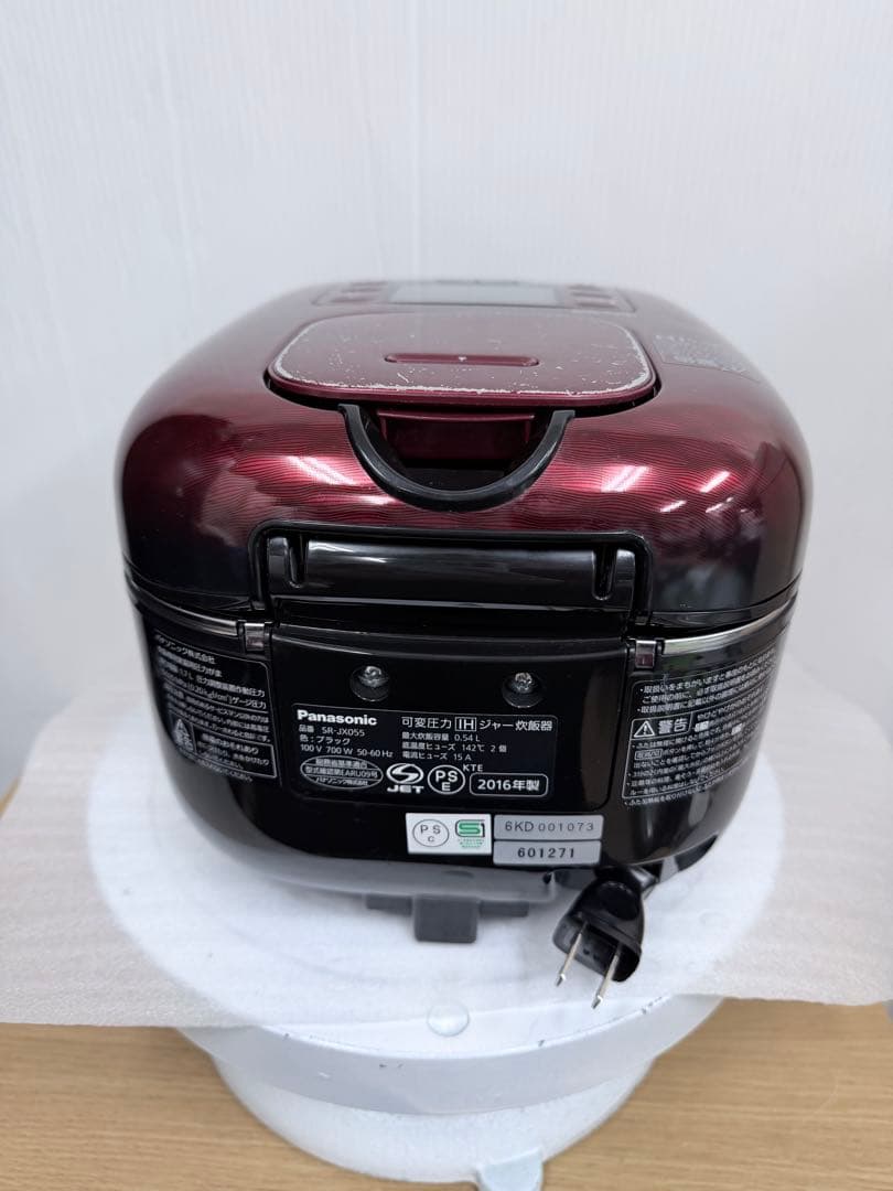 Panasonic IH 炊飯器 SR-JX055（0.54L / 3合炊き）