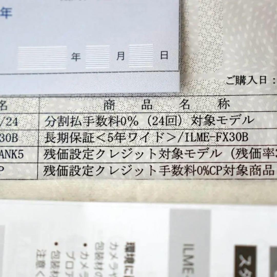 【美品・メーカー保証2年あり】SONY FX30 ボディCinema 防湿庫保管