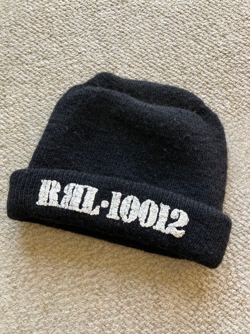 RRL ヴィンテージ ステンシルロゴ ウール ニットキャップ