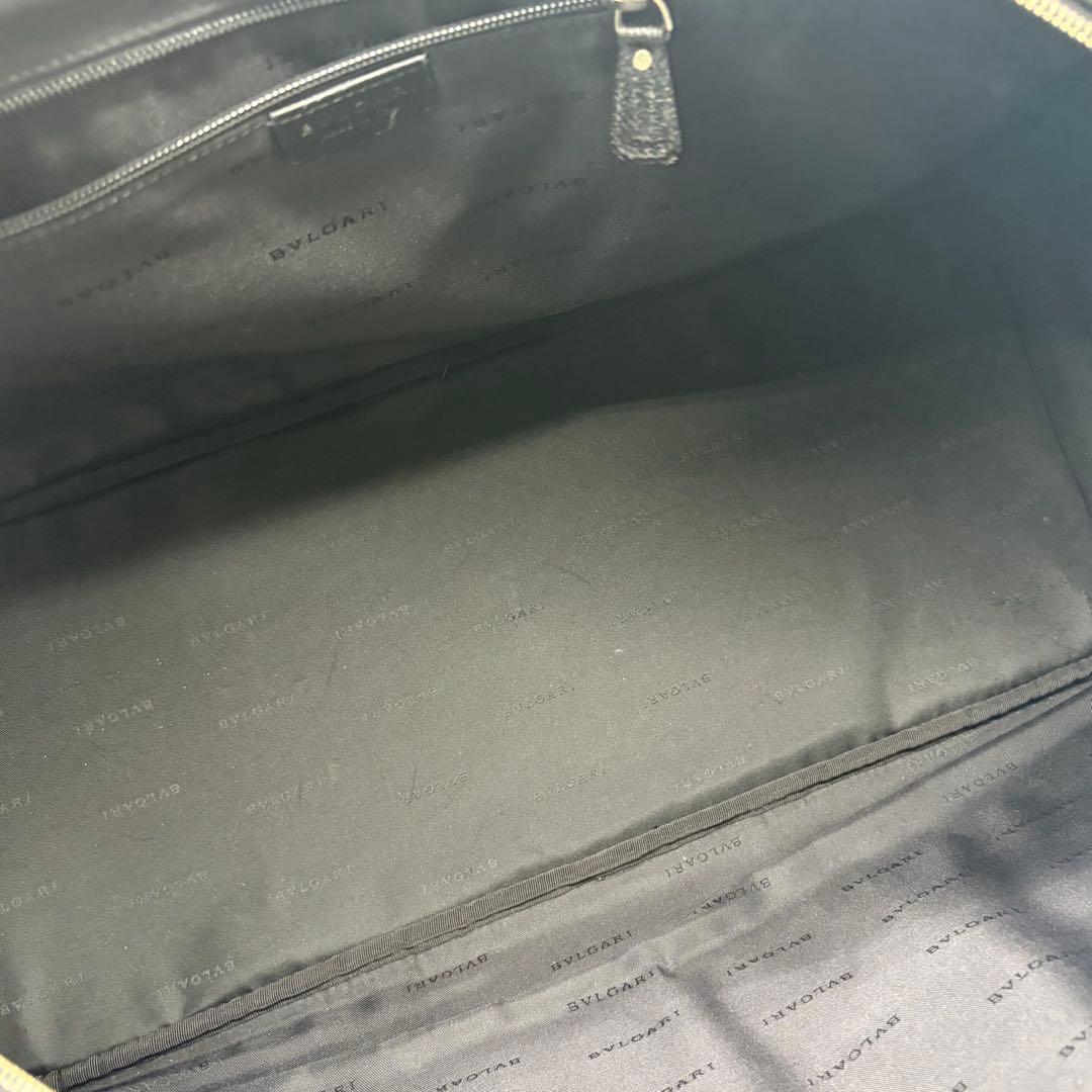 【たっと様】BVLGARI ブルガリ ボストンバッグ ハンド ミレリゲ 黒