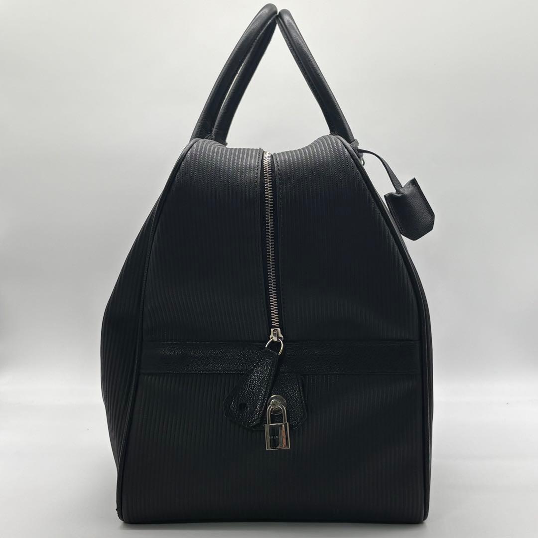 【たっと様】BVLGARI ブルガリ ボストンバッグ ハンド ミレリゲ 黒