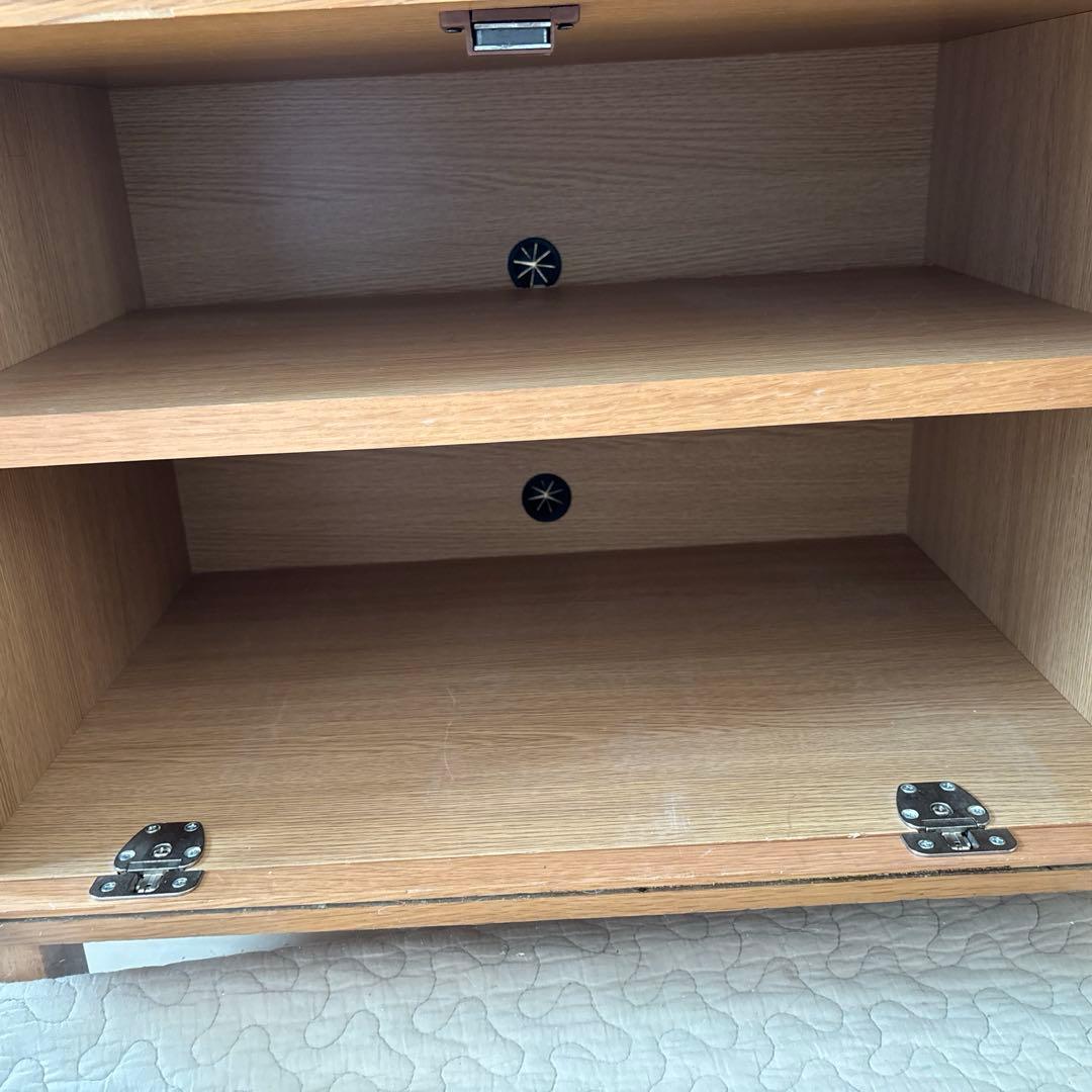 MUJI 木製AVラック　幅110 オーク材