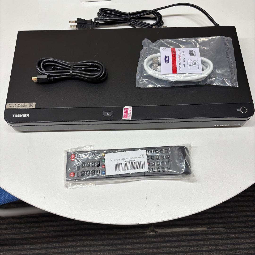 【完動・付属品フルセット】 東芝W録BDレコーダー DBR-W507 1TB換装