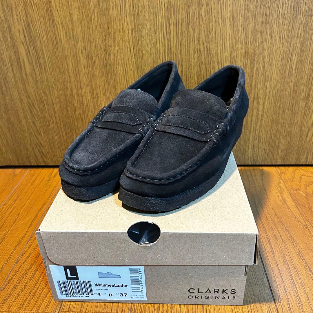 【未使用品】定価26400 CLARKS Wallabee Loafer UK4