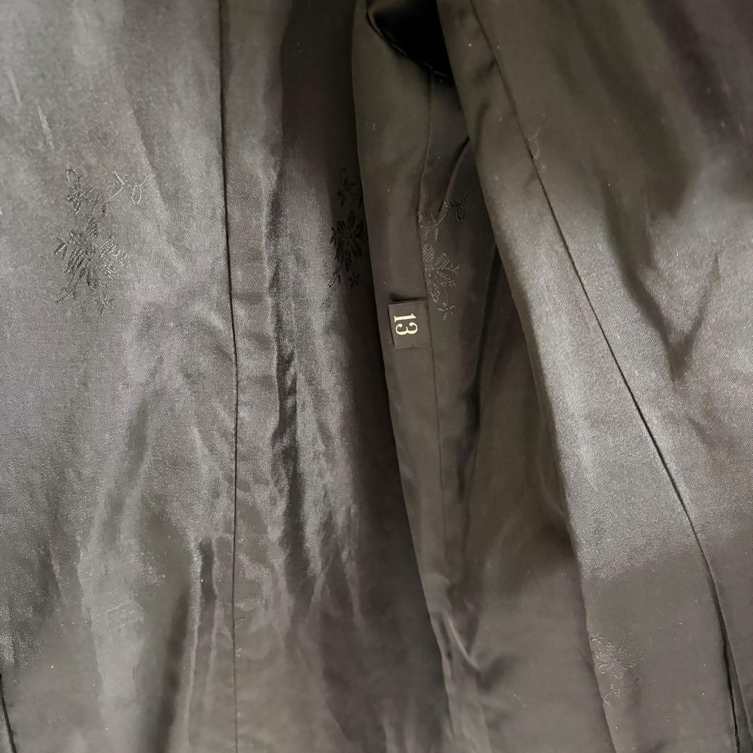 スワカラ　カラクルラム　アストラカン　フォックスファー襟　袖口ミンクロングコート