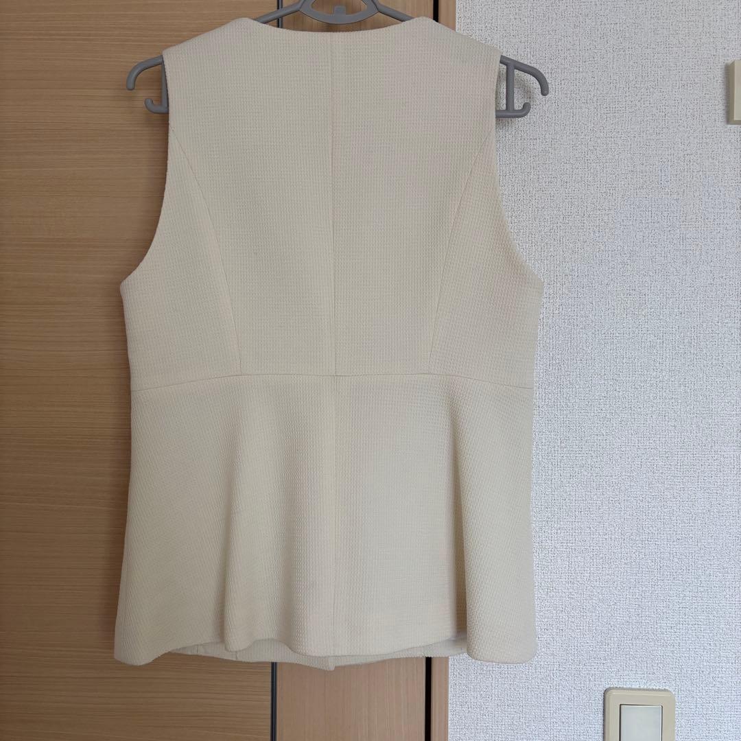 美品⭐︎ANAYI アナイ ワッフルツイードペプラムジレ 36 ¥52800円