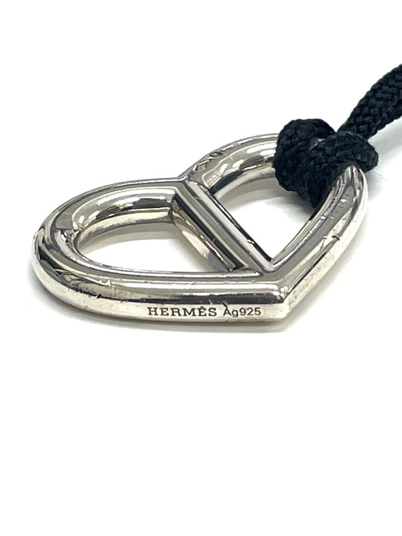 正規品HERMESハートアミュレットネックレス シェーヌダンクル
