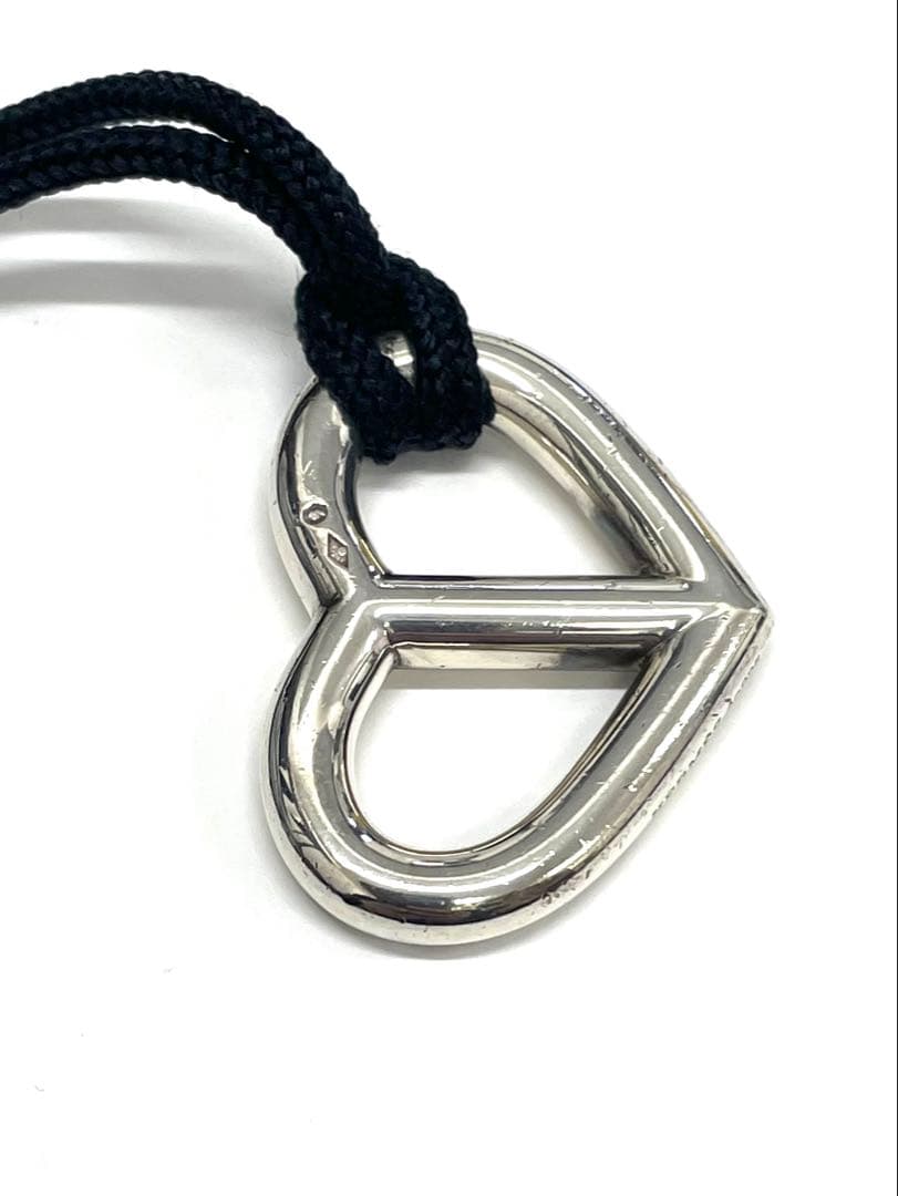 正規品HERMESハートアミュレットネックレス シェーヌダンクル