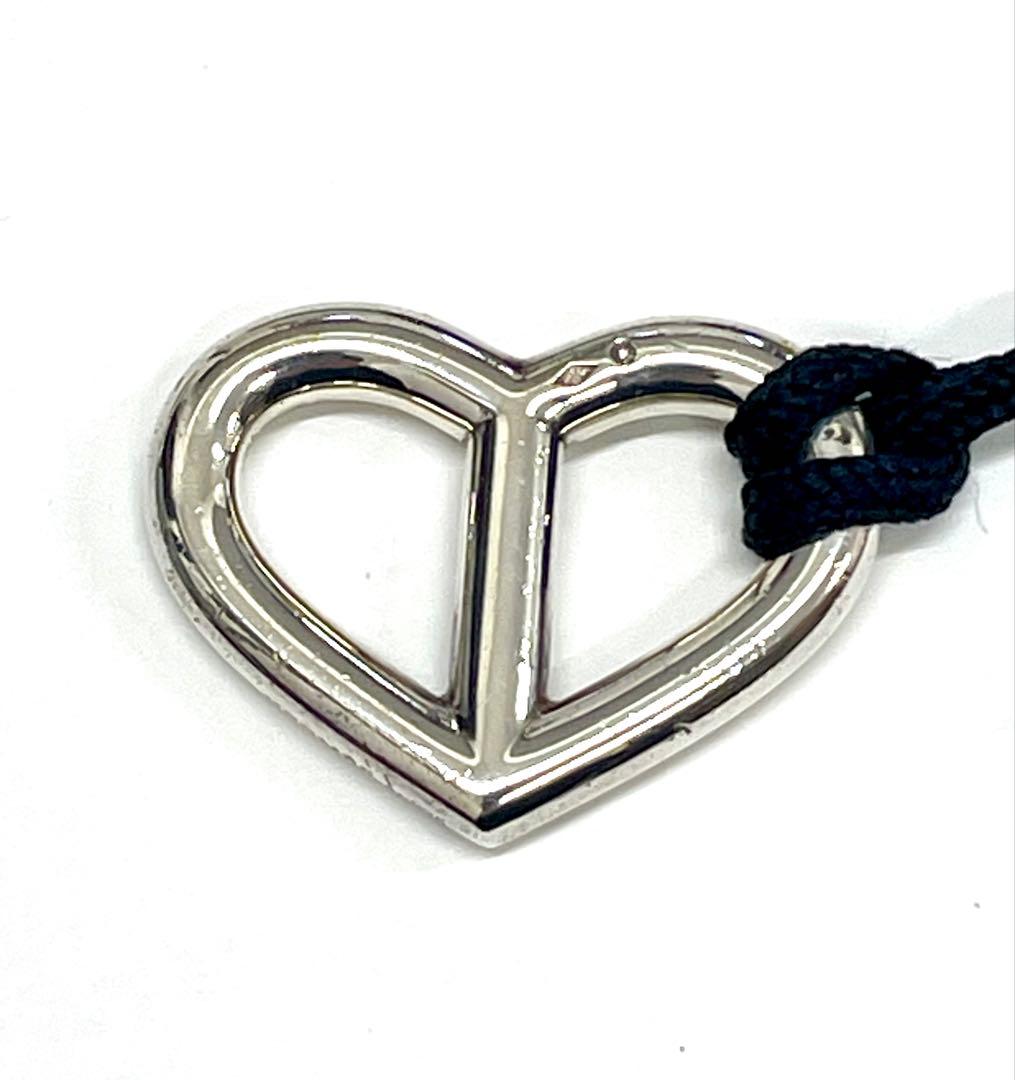 正規品HERMESハートアミュレットネックレス シェーヌダンクル