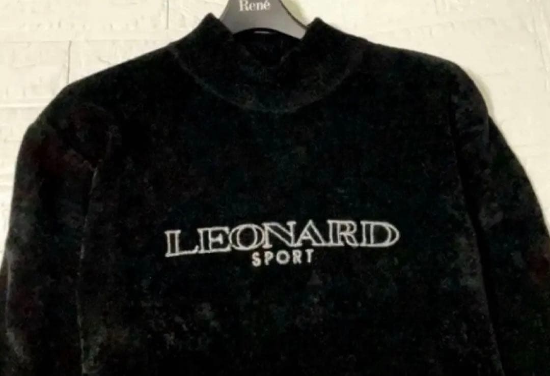 そ*ん様 美品　LEONARD レオナール　ベロア調　チュニック　厚手　L XL