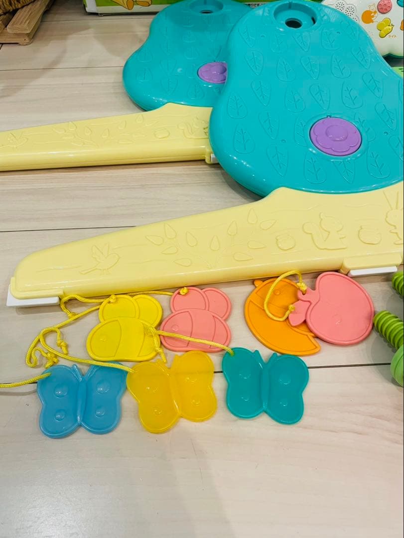 新型 くまのプーさん えらべる回転 ６WAY ジムにへんしんメリー