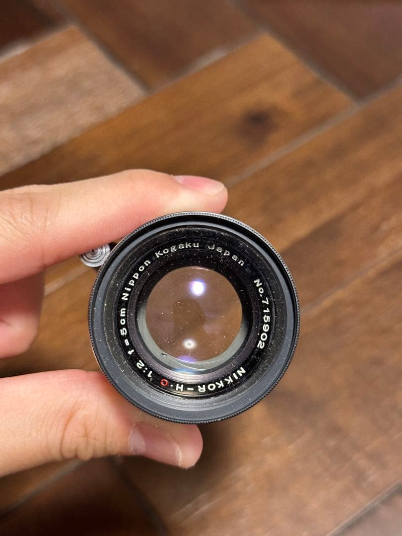 【ジャンク】キヤノン Ｐ型　ファインダーカメラ　レンズ　H.C5cm/2