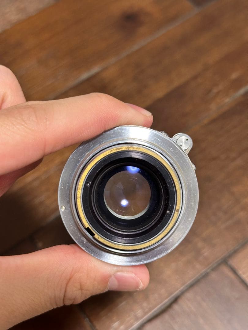 【ジャンク】キヤノン Ｐ型　ファインダーカメラ　レンズ　H.C5cm/2