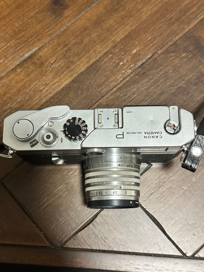 【ジャンク】キヤノン Ｐ型　ファインダーカメラ　レンズ　H.C5cm/2