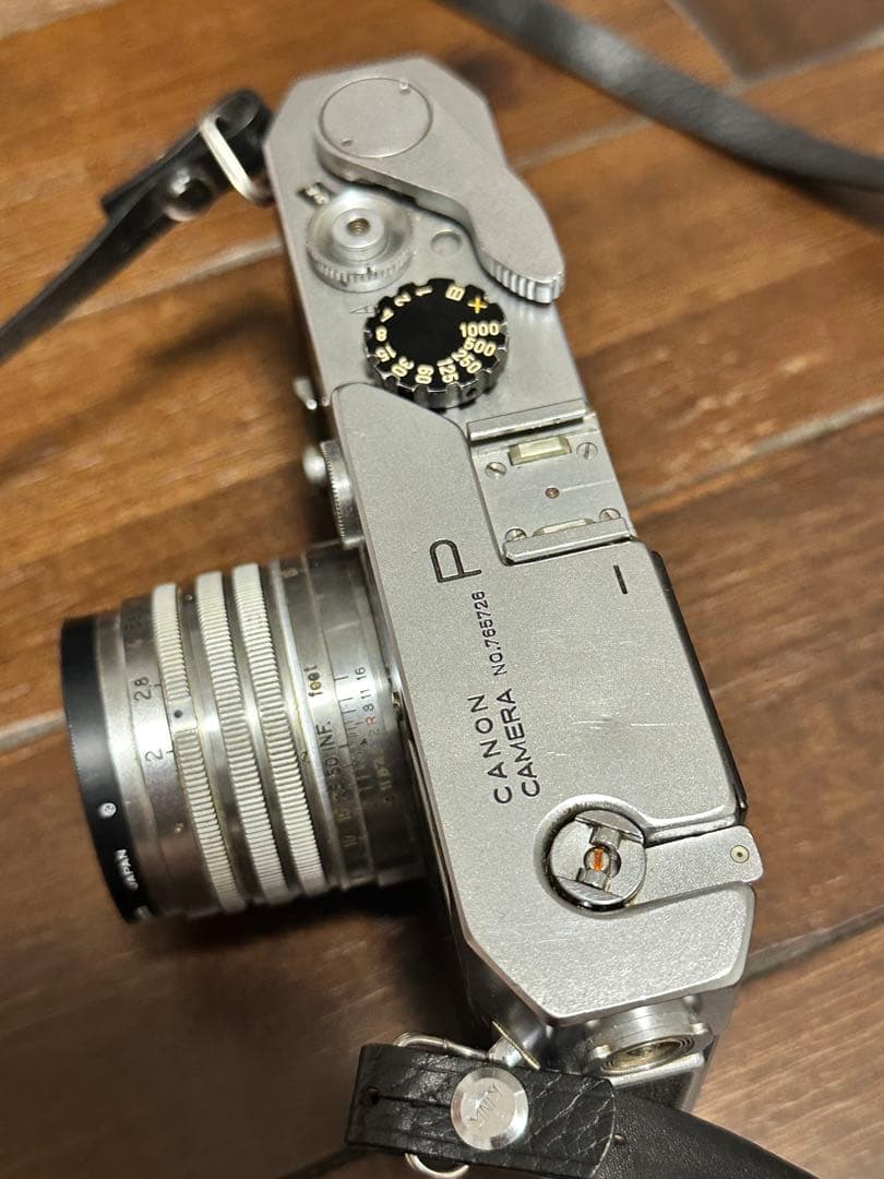 【ジャンク】キヤノン Ｐ型　ファインダーカメラ　レンズ　H.C5cm/2