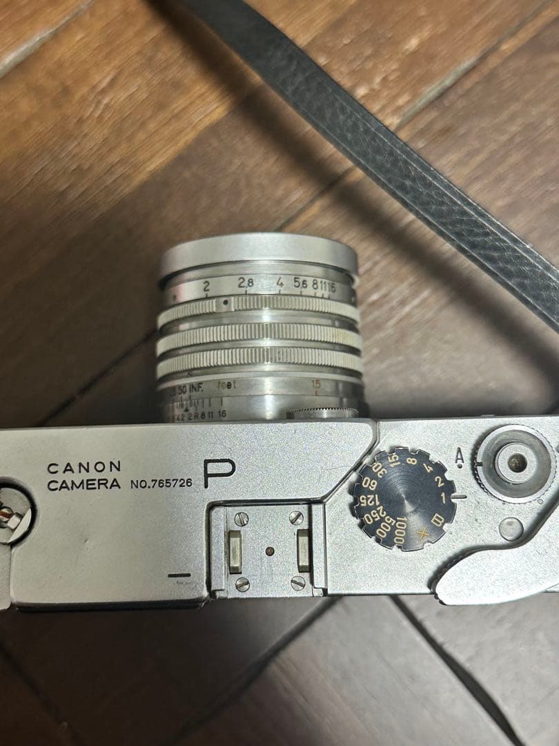 【ジャンク】キヤノン Ｐ型　ファインダーカメラ　レンズ　H.C5cm/2