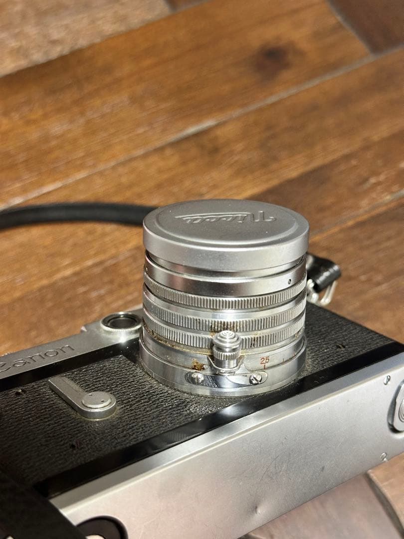 【ジャンク】キヤノン Ｐ型　ファインダーカメラ　レンズ　H.C5cm/2