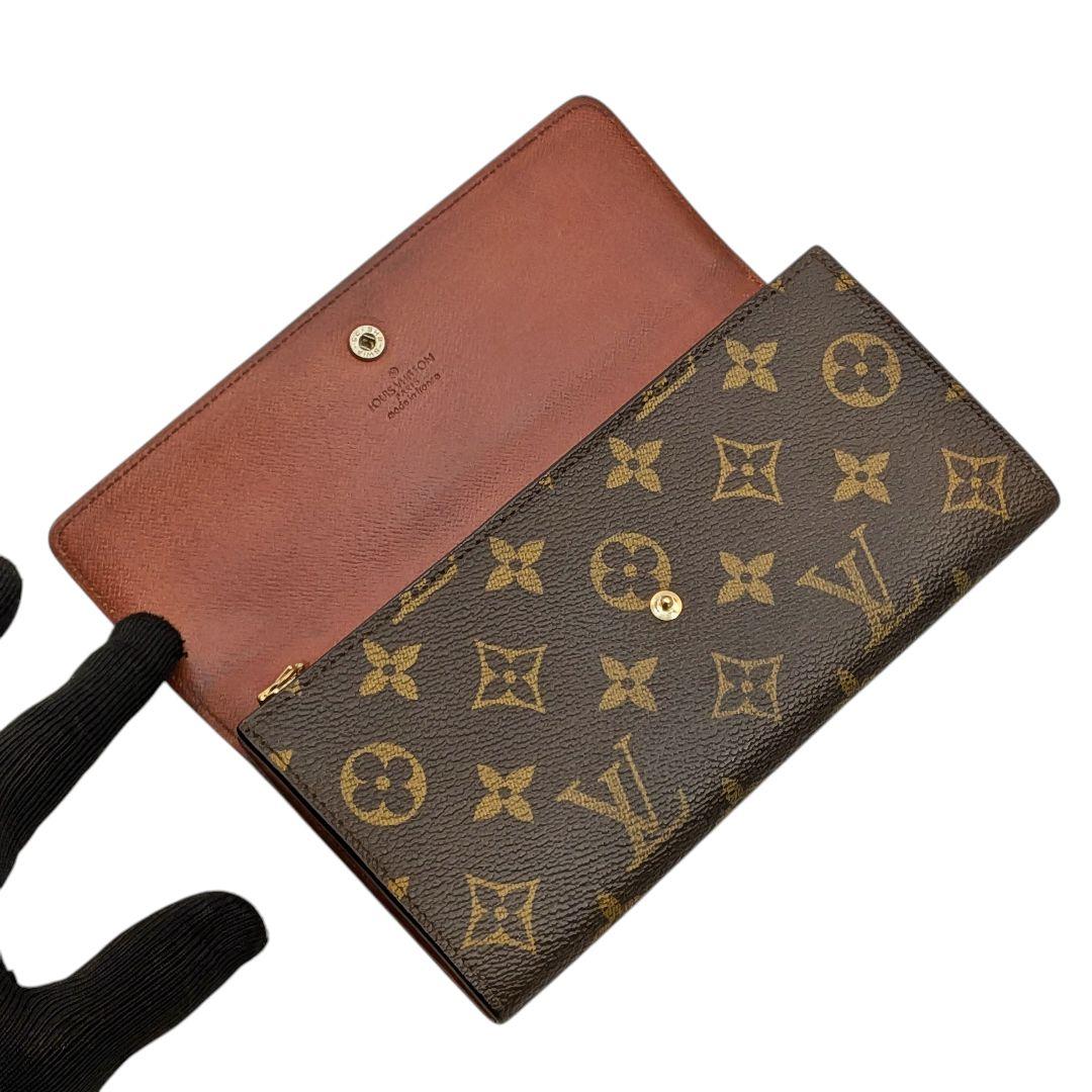 良品 ルイヴィトン モノグラム ポシェット ポルトモネ クレディ 975