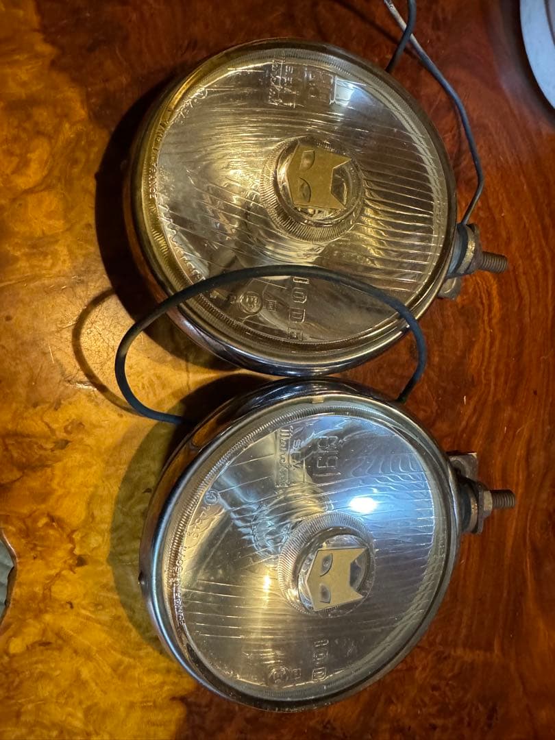 旧車にマーシャルヘッドライト819 長期保管品　ジャンクとして