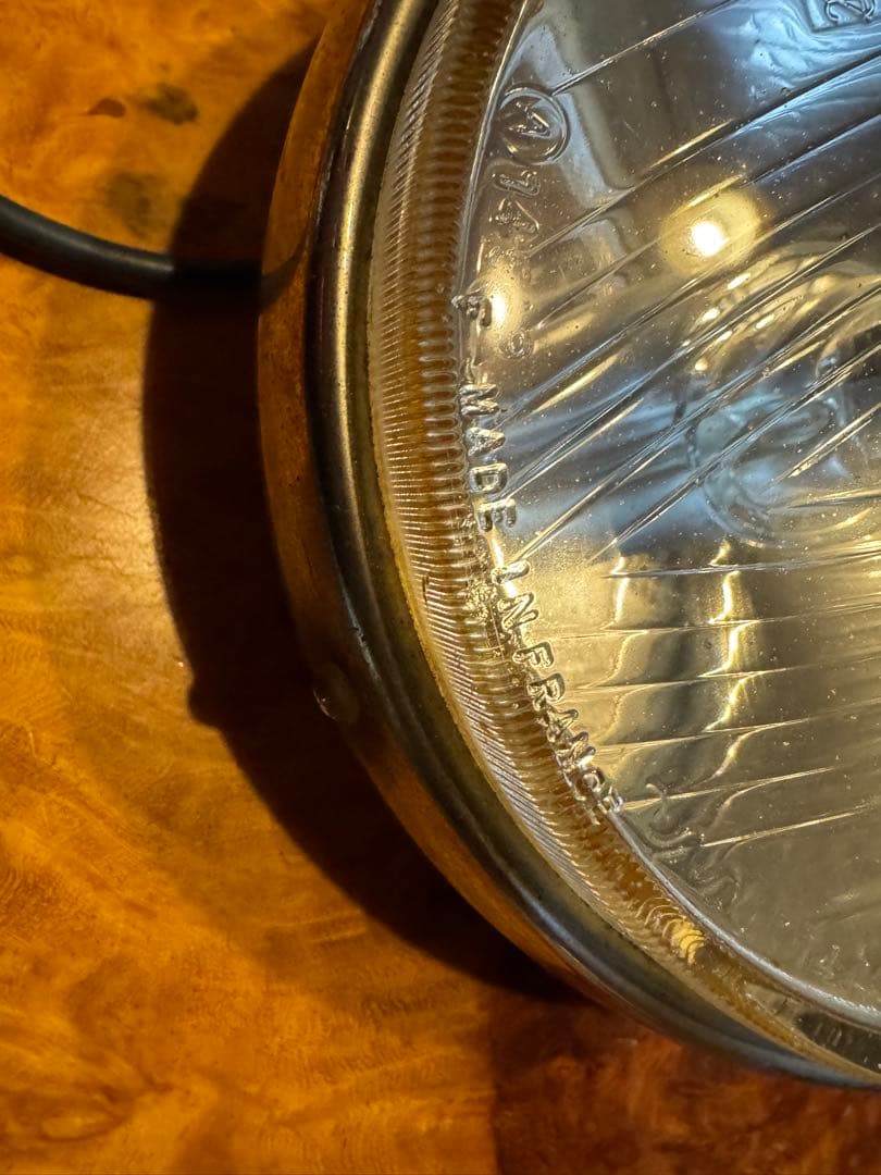 旧車にマーシャルヘッドライト819 長期保管品　ジャンクとして