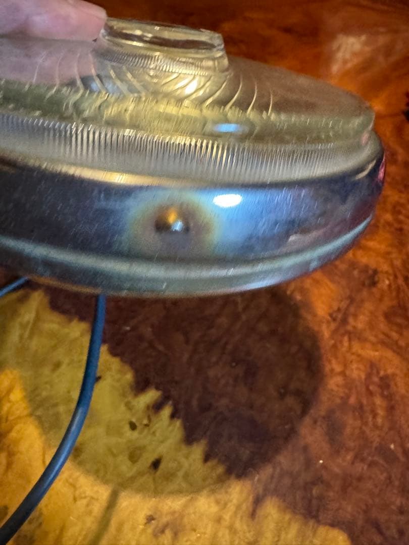 旧車にマーシャルヘッドライト819 長期保管品　ジャンクとして