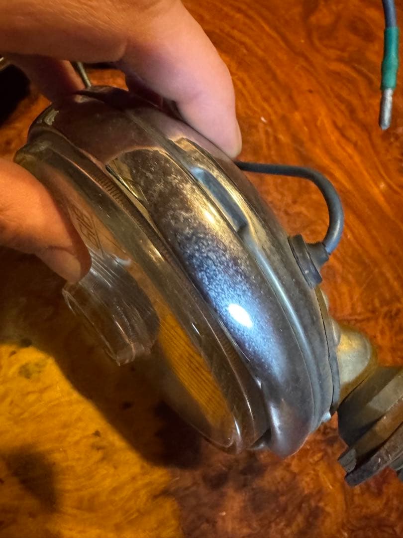 旧車にマーシャルヘッドライト819 長期保管品　ジャンクとして