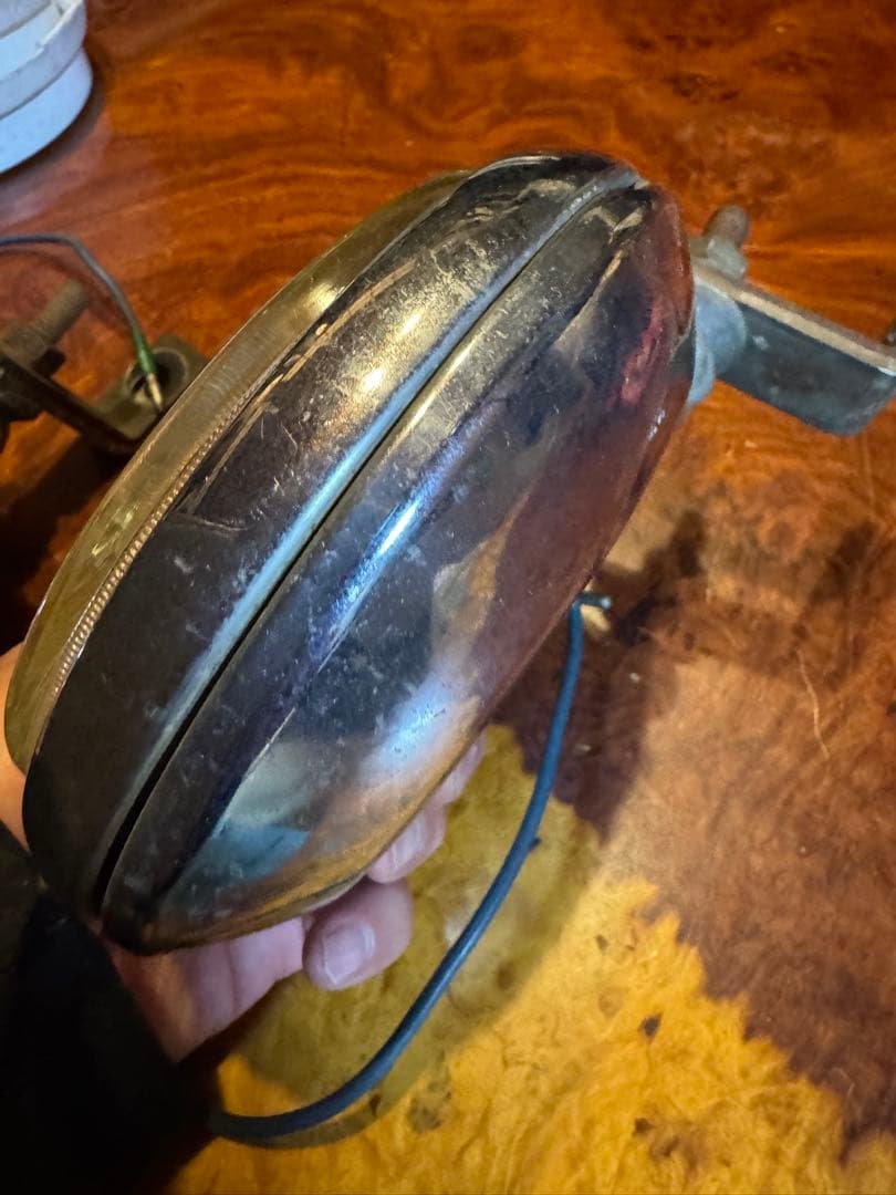 旧車にマーシャルヘッドライト819 長期保管品　ジャンクとして