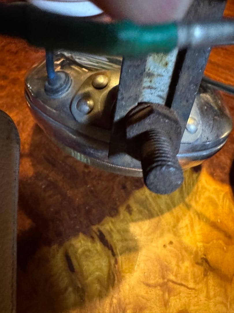 旧車にマーシャルヘッドライト819 長期保管品　ジャンクとして