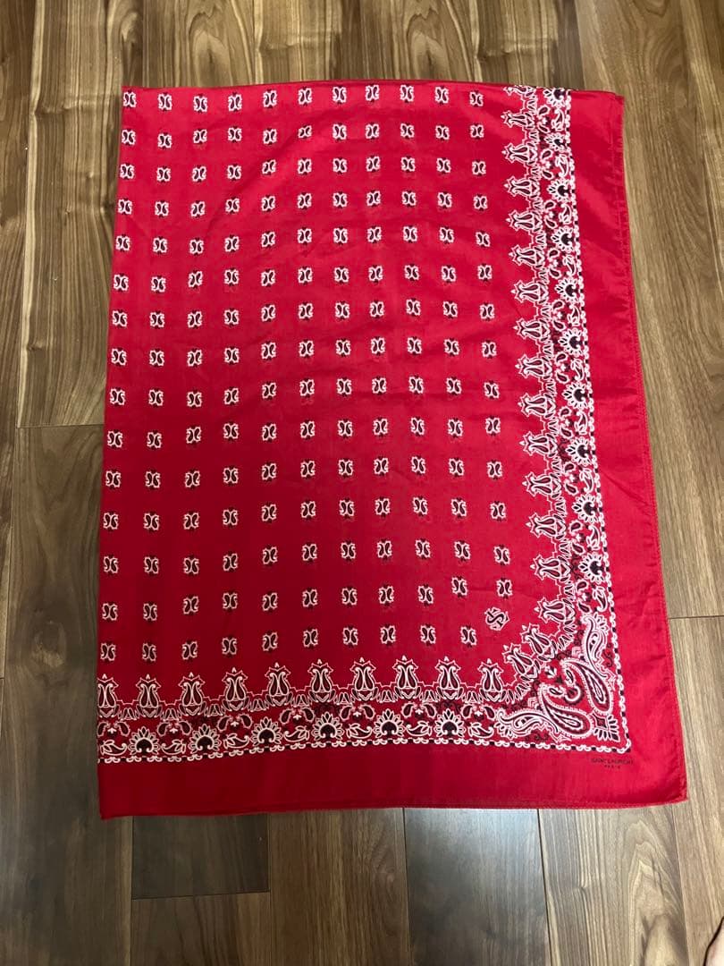 サンローラン　カシミヤ　ストール　大判