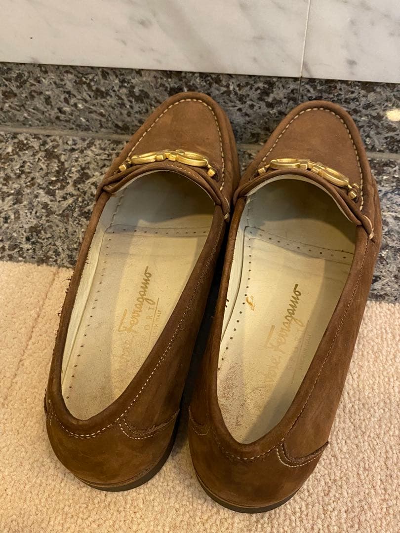 トッズ ローファー 36 1/2 TOD's ブラウン