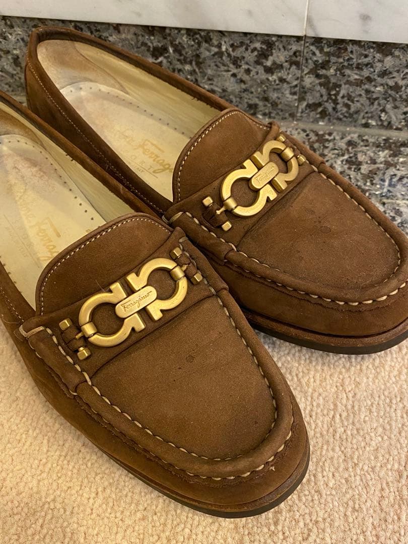 トッズ ローファー 36 1/2 TOD's ブラウン