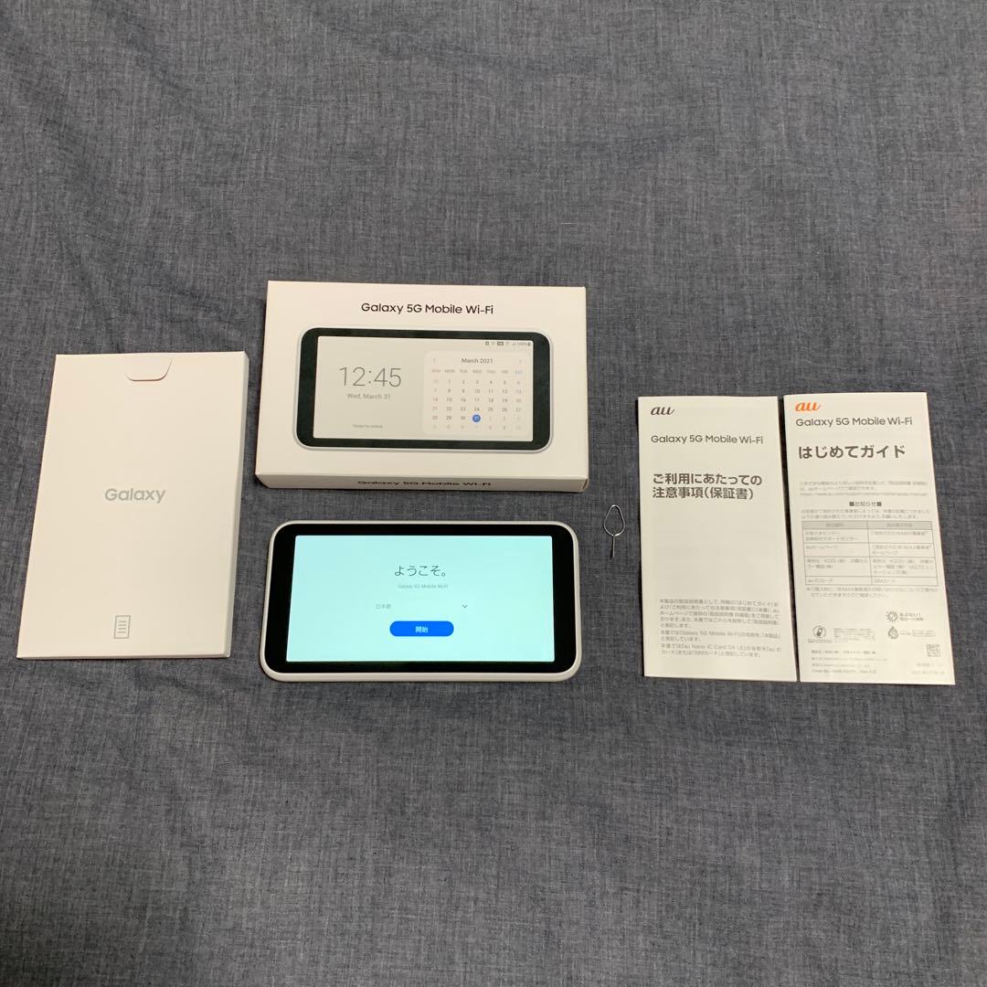ルーター・ネットワーク機器 Galaxy 5G Mobile Wi-Fi SCR01 White