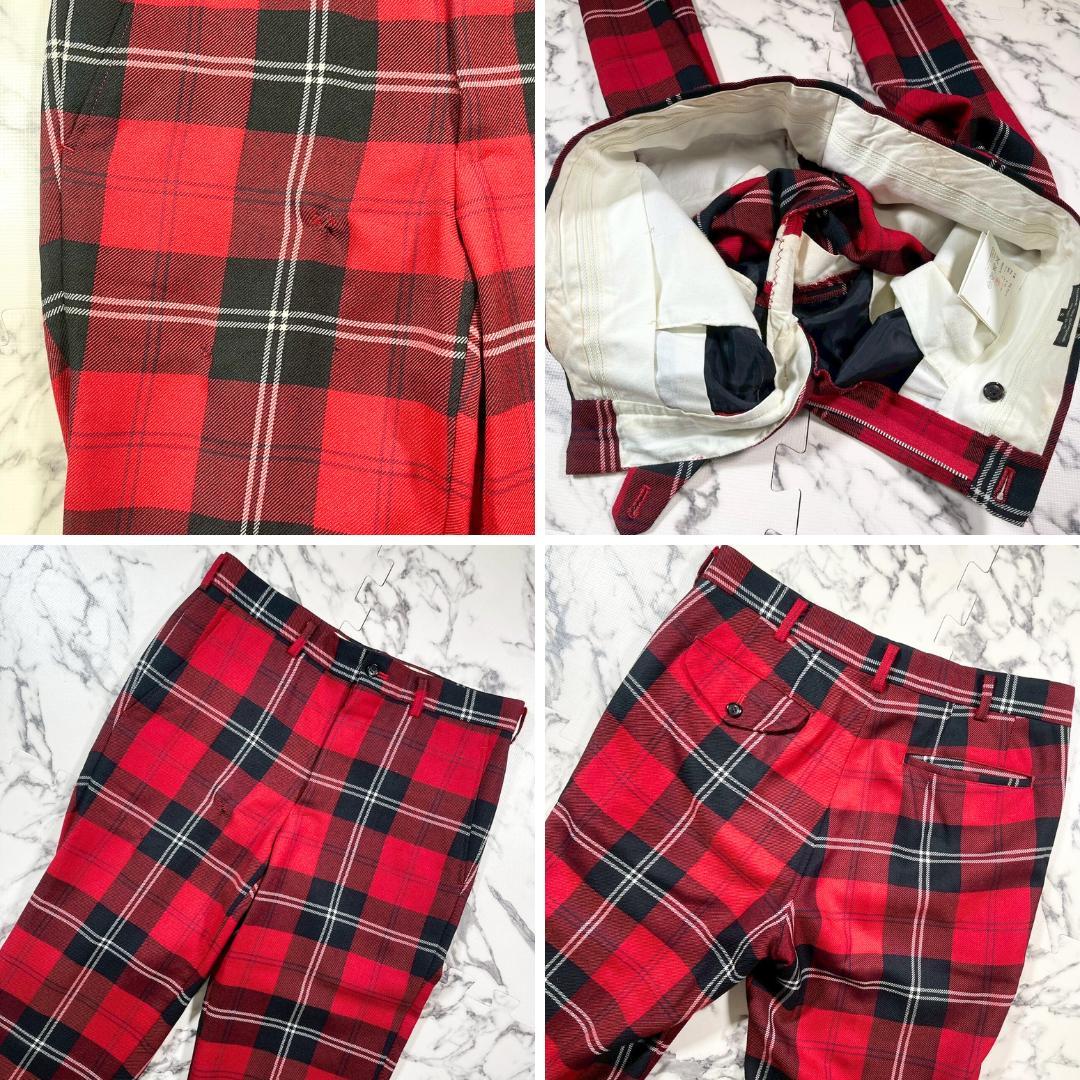 ✨08AW✨COMME des GARCONS HOMME PLUS 赤チェック